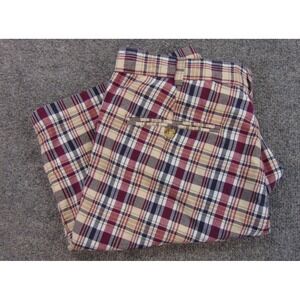 Pendleton Shorts Men 34 Plaid Multicolor Cotton Flat Front Casual Preppy Classic